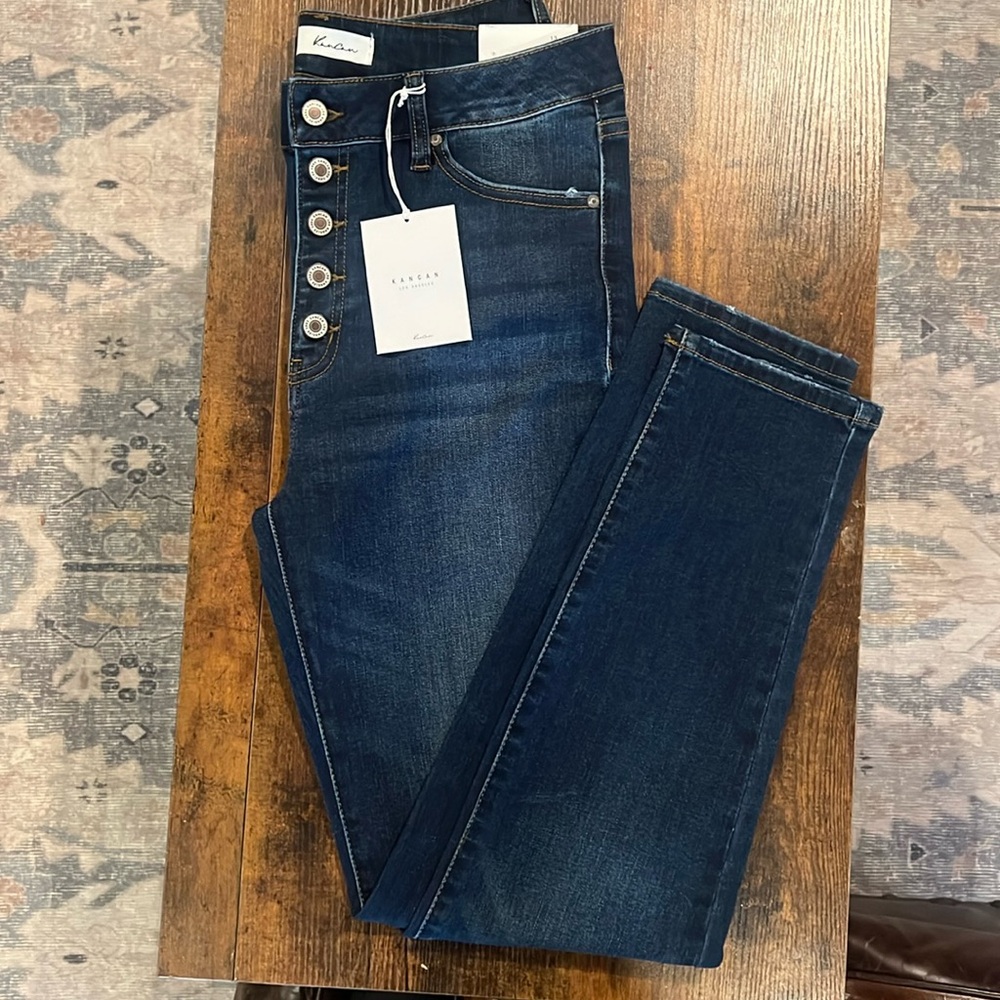 KanCan Button Fly 13/30 High Rise Super Skinny